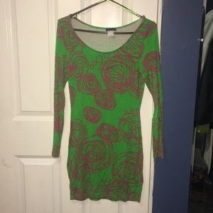 Venus green and pink dress Size small